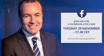 Manfred Weber chairman of the EPP group LIVE on EP facebook