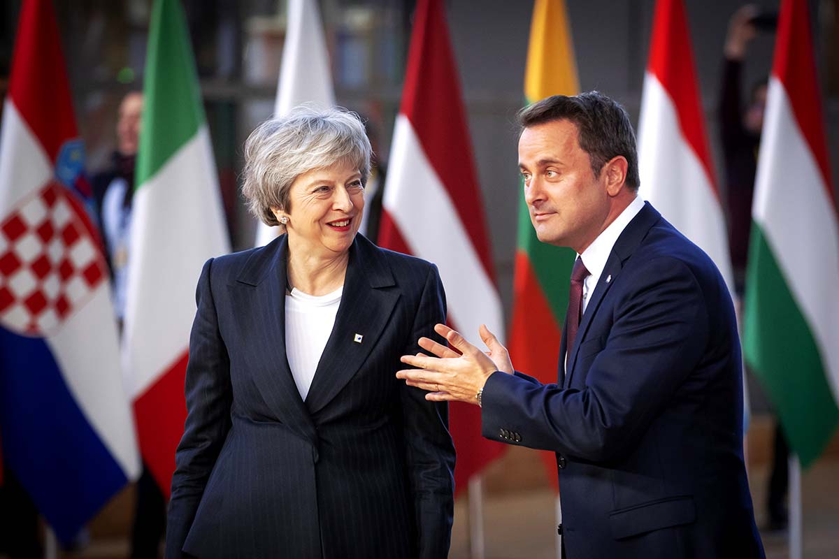 Ms Theresa MAY UK Prime Minister Mr Xavier BETTEL Luxembourg Prime Minister