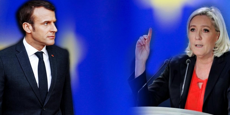 Marine Le Pen vs Emmanuel Macron