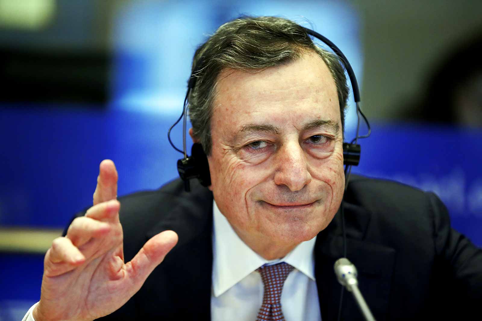 Mario Draghi, ECB President at the EU Parliament
