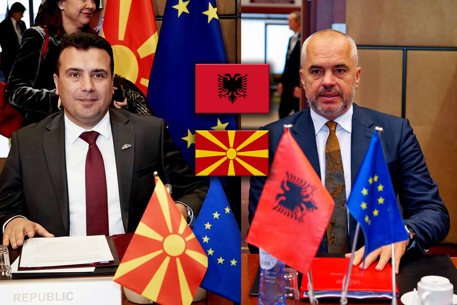 Albania and North Macedonia