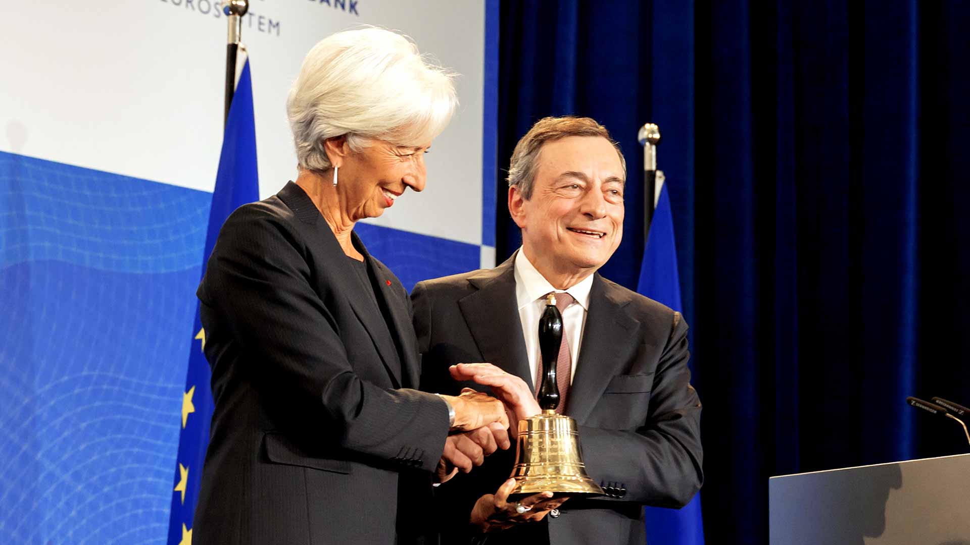 ECB Presidents Mario Draghi - Christine Lagarde