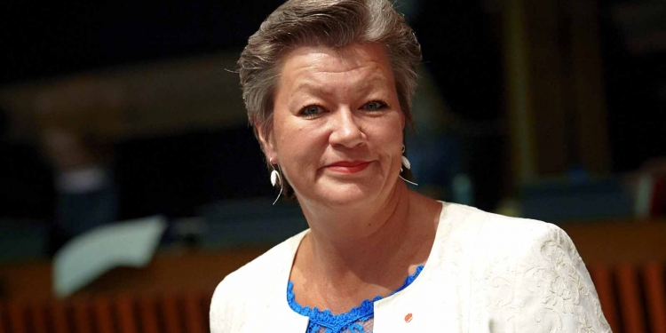 Ylva Johansson Commissioner for Home affairs