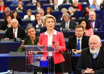 President Ursula von der Leyen with New Commissioners