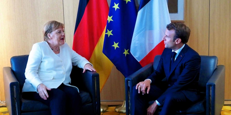 Angela Merkel, German Federal Chancellor, Mr Emmanuel Macron, President of France