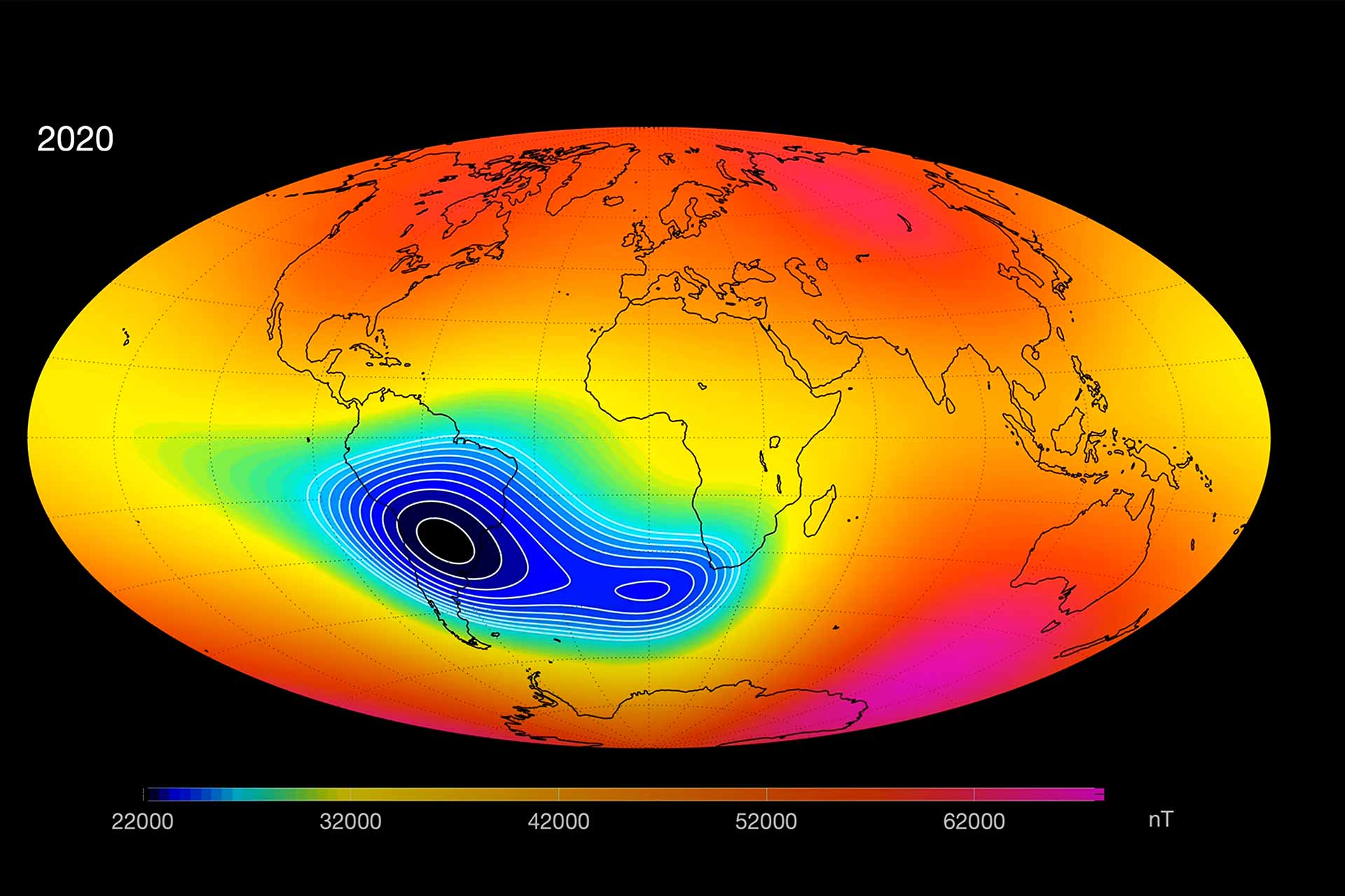 ESA Confirms Magnetic Field Has Become Rapidly Weaker