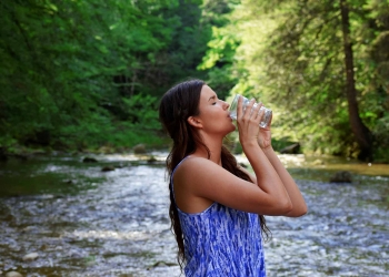 Drinking quality water from nature