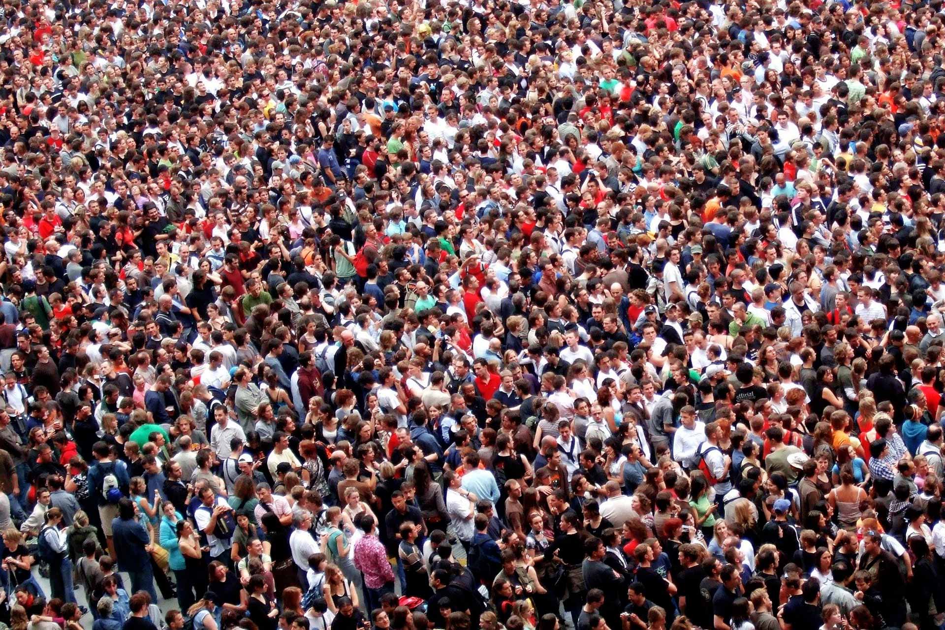 human crowds people