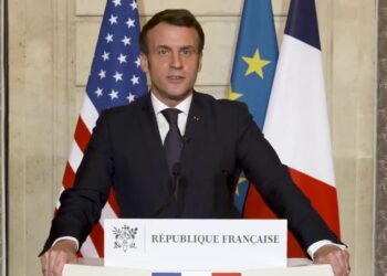 French President Macron: We believe in the strength of American democracy!