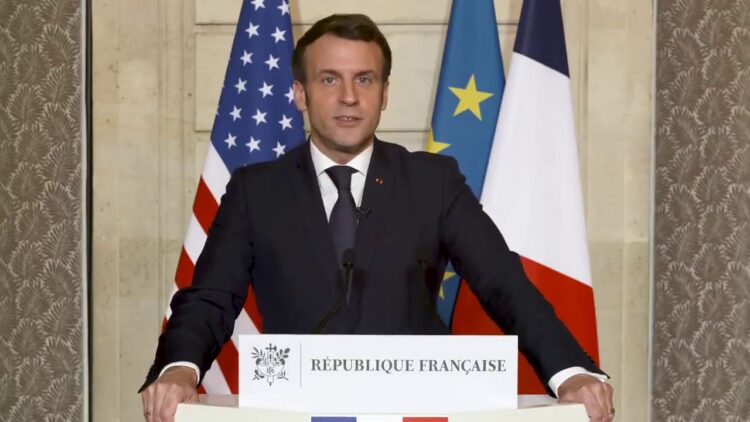 French President Macron: We believe in the strength of American democracy!