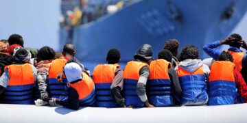 Belgian vessel Godetia, for the rescue Operation Triton