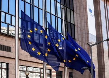 EU flags lowered to half-mast