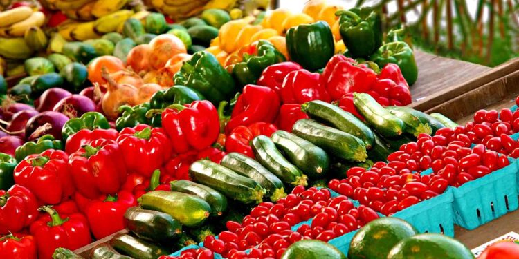 Food market vegetables