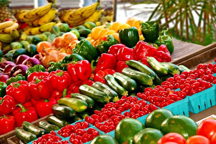 Food market vegetables