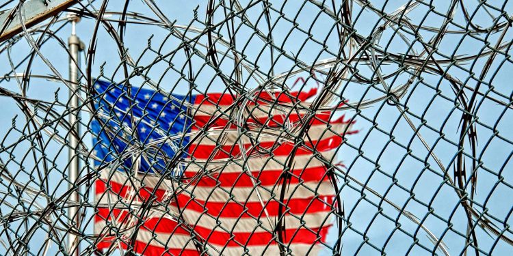 Guantánamo military prison in Cuba