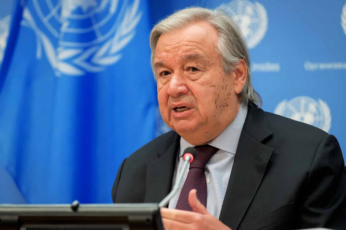 United Nations Secretary-General António Guterres - UN photo