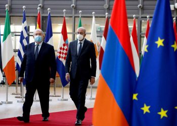 Dr Armen SARKISSIAN, President of Armenia; Mr Charles MICHEL, President of the European Council