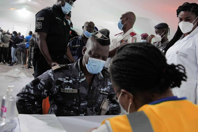 First vaccinations, Ivory Coast