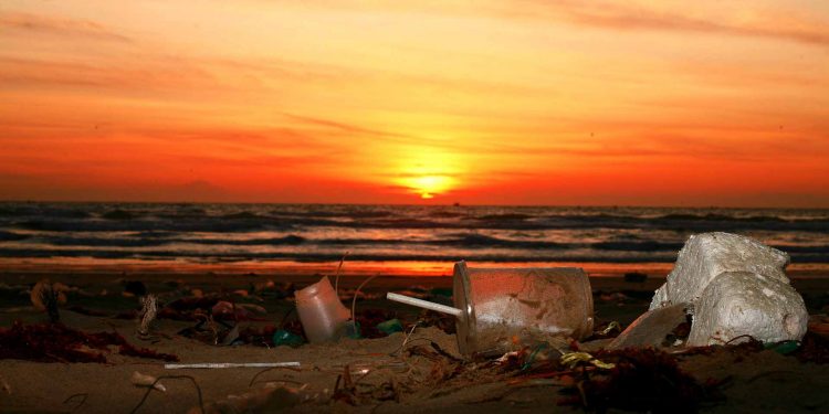trash sea plastic pollution