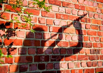 The shadow of a musician playing transverse flute