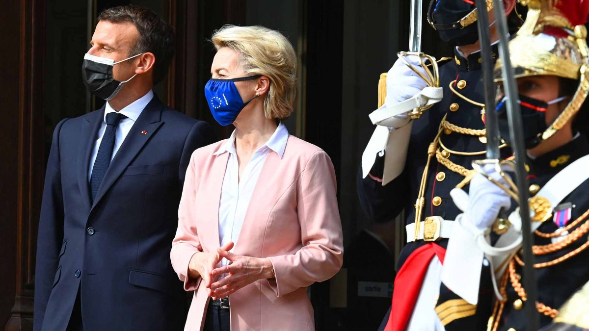 Ursula von der Leyen, Emmanuel Macron